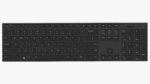Black wireless keyboard