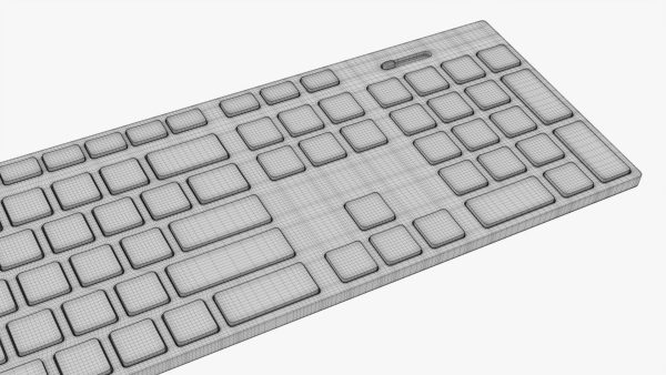 Black wireless keyboard