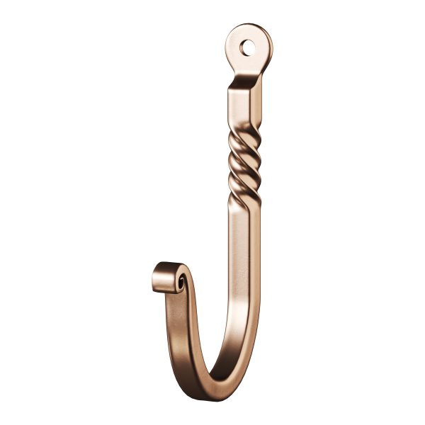 Black Wrought Iron Wall Mount Hooks