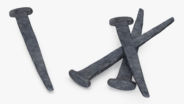 Blacksmith Hand Forged Iron Nail