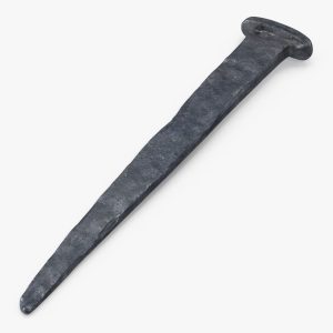 Blacksmith Hand Forged Iron Nail
