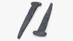 Blacksmith Hand Forged Iron Nail