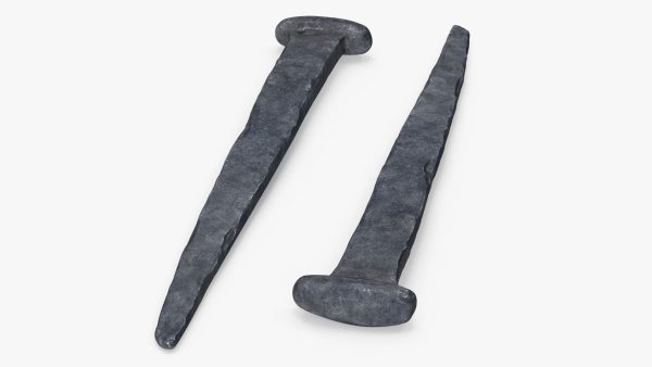 Blacksmith Hand Forged Iron Nail