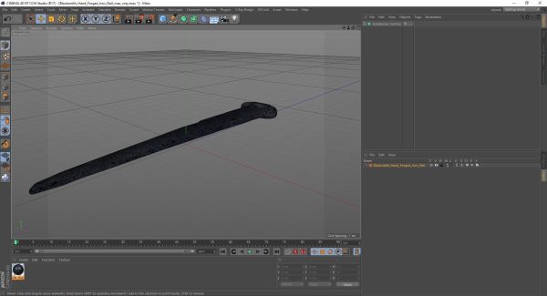 Blacksmith Hand Forged Iron Nail