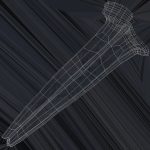 Blacksmith Hand Forged Iron Nail