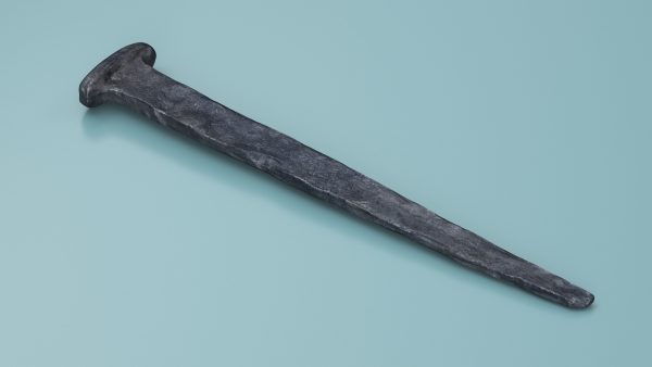 Blacksmith Hand Forged Iron Nail