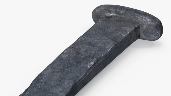 Blacksmith Hand Forged Iron Nail