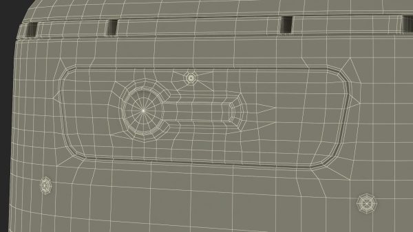 Blue Delivery Robot Kiwibot Rigged for Cinema 4D