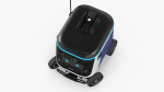 Blue Delivery Robot Kiwibot Rigged for Cinema 4D