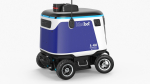Blue Delivery Robot Kiwibot Rigged for Cinema 4D