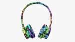 Bluetooth headphones blue
