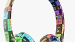 Bluetooth headphones blue
