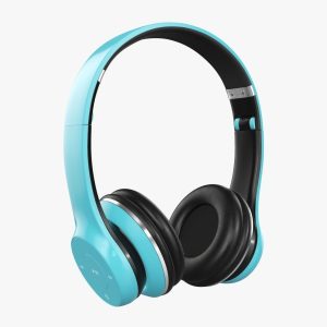 Bluetooth headphones blue