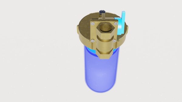 Boiler Filter 3D comleted of textures and PBR materials