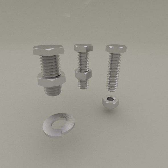 bolts and nuts collection