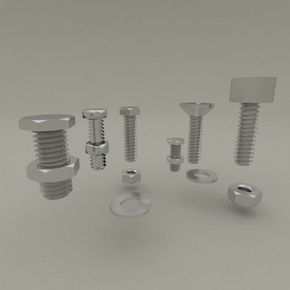 bolts and nuts collection