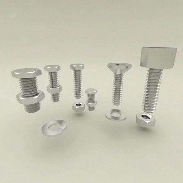 bolts and nuts collection