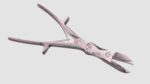 Bone cutter forceps 3D model