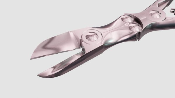 Bone cutter forceps 3D model