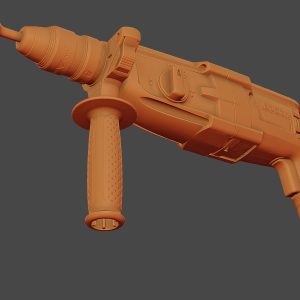 bosch-gbh-rotary-hammer-raw-scan-3d-model-obj-fbx