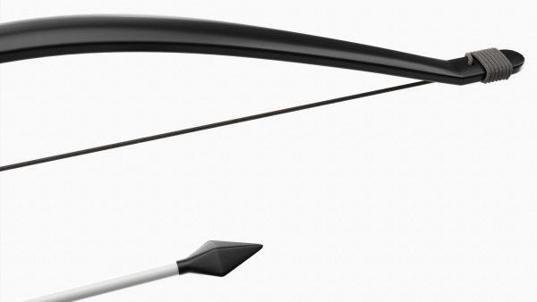 Bow with arrow plastic