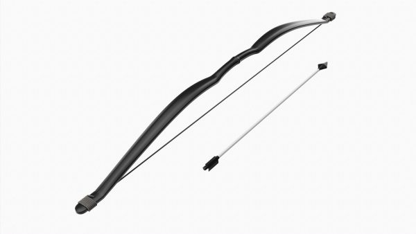 Bow with arrow plastic