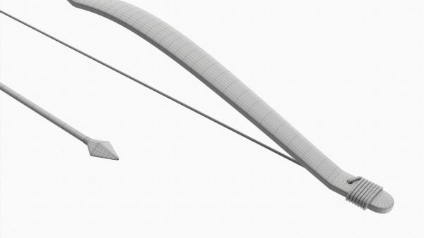 Bow with arrow plastic