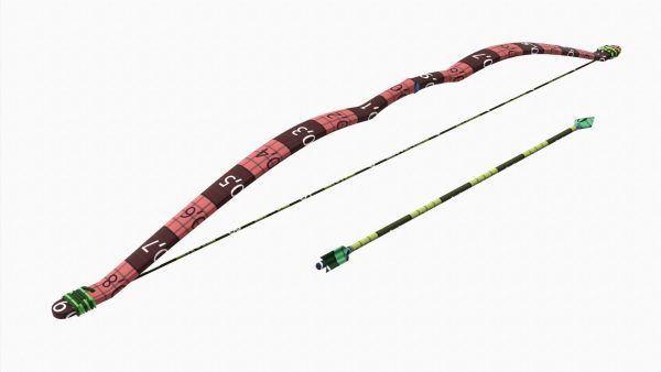 Bow with arrow plastic