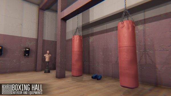 Boxing hall - interior and equipments