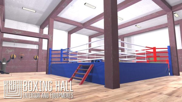 Boxing hall - interior and equipments