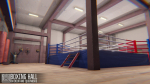 Boxing hall - interior and equipments