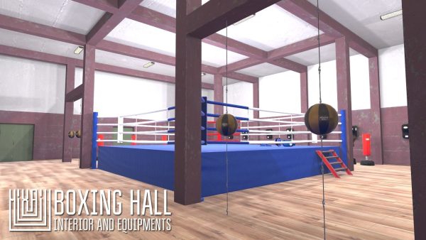 Boxing hall - interior and equipments