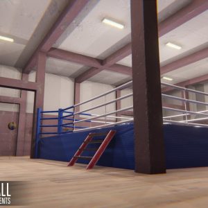 Boxing hall - interior and equipments