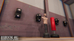 Boxing hall - interior and equipments