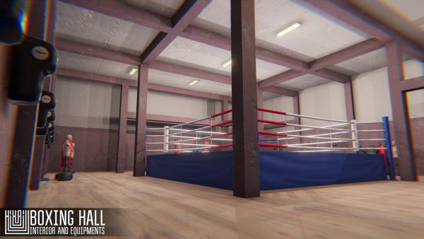 Boxing hall - interior and equipments
