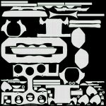 Brake disk with caliper