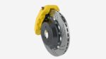 Brake disk with caliper