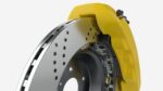 Brake disk with caliper