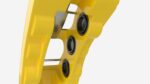 Brake disk with caliper