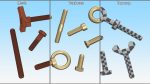 Brass Nut and Bolt Kit