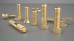 Brass Nut and Bolt Kit