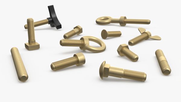 Brass Nut and Bolt Kit