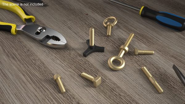 Brass Nut and Bolt Kit
