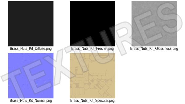 Brass Nuts Kit