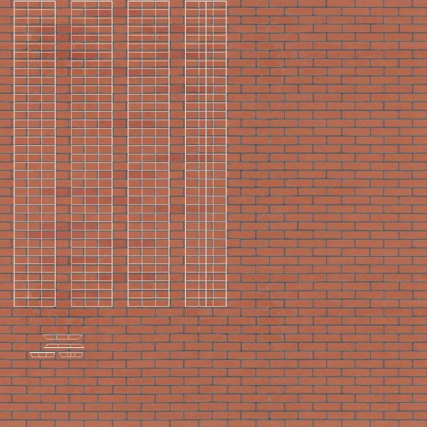 Brick and Metal Fence with Ornamental Ironwork