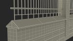 Brick and Metal Fence with Ornamental Ironwork