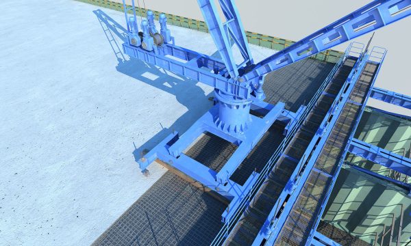 Bridge construction hanging basket