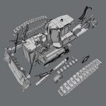 Bulldozer Komatsu D155AXi