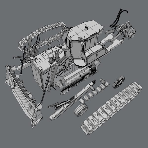 Bulldozer Komatsu D155AXi