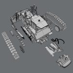Bulldozer Komatsu D155AXi
